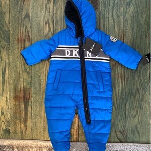 DKNY snowsuit for infant NWT 6-12 months